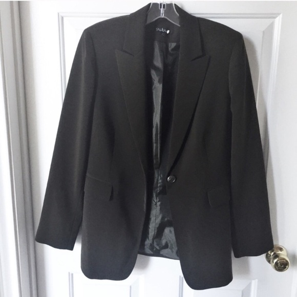 Tahari by ASL Black Long Jacket Size 8 - Picture 4 of 7